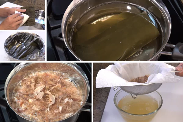 Cách nấu nước dùng dashi