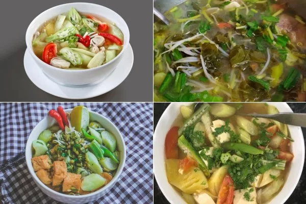 Các món canh chua chay ngon