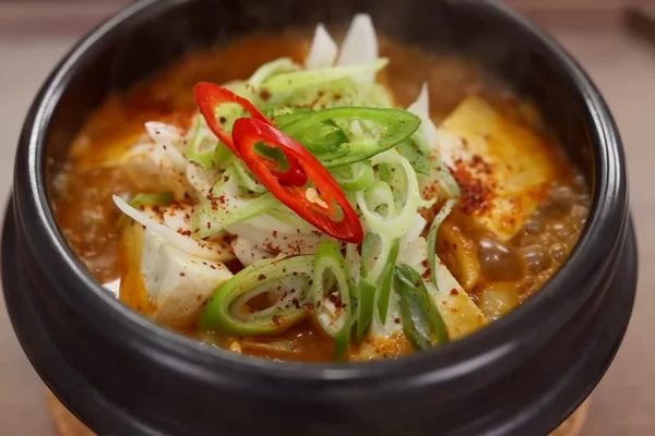 cách nấu canh kim chi