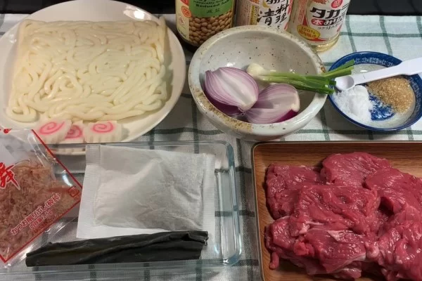 Nguyên liệu làm mì udon ngon