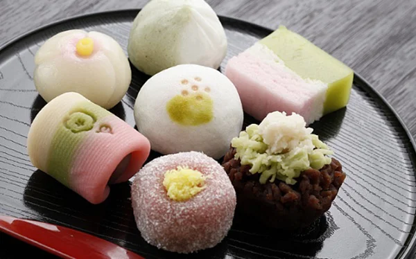 Thành phẩm bánh nerikiri Thành phẩm bánh nerikiri
