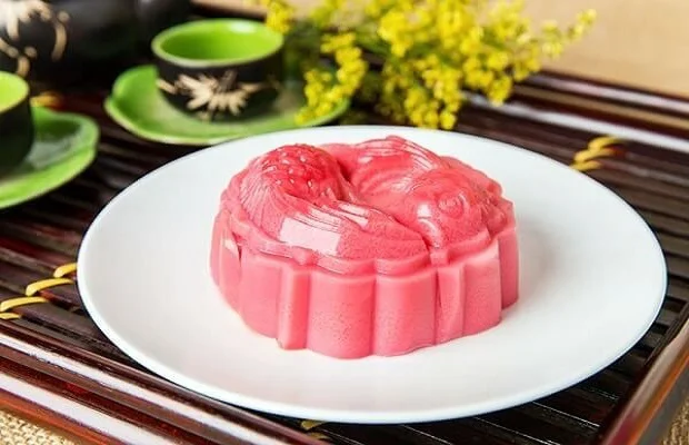 pha màu cho bánh