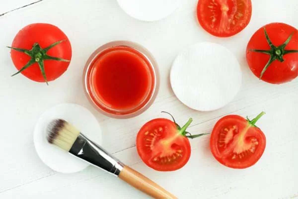 mặt nạ cà chua sữa tươi không đường