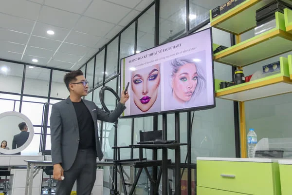face chart trong makeup
