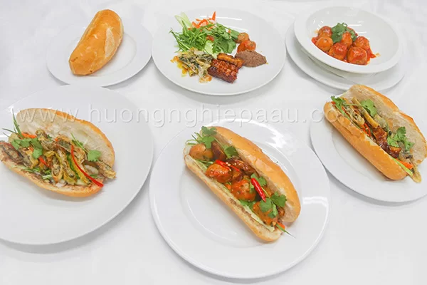 học làm nhân bánh mì chay
