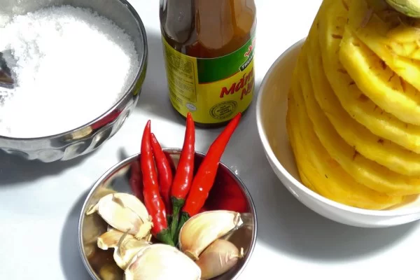 Nguyên liệu pha nước mắm nêm chấm cá