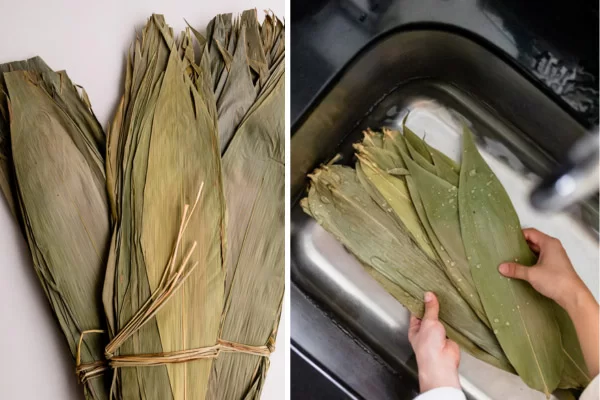 Chọn lá tre khô
