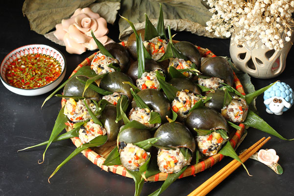 các món ngon từ ốc nhồi