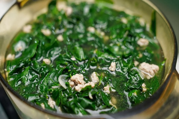 Canh Rau Lang Nấu Thịt Băm