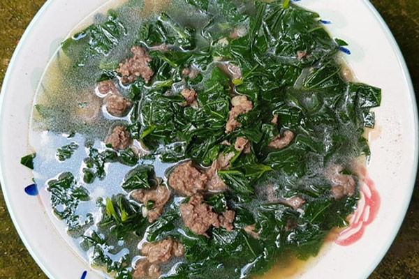 Canh Rau Lang Nấu Thịt Bò