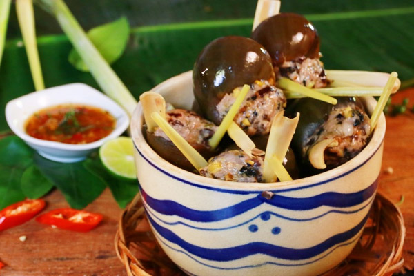 Ốc Bươu Nhồi Thịt
