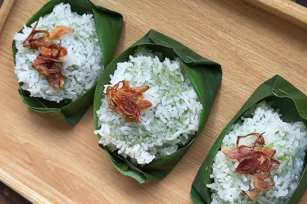 cách làm xôi khúc nhân thịt