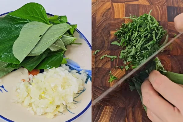 Lá lốt làm cho chả ốc dậy mùi thơm